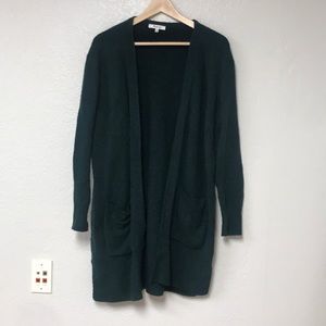 Madewell Kent cardigan in Forrest green